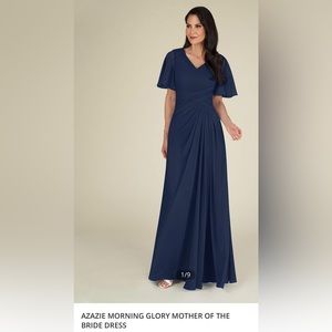 Azazie Morning Glory mother of the bride dress, size 10